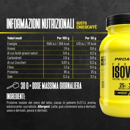 PROACTION Isowhey Chococaffè 900g - immagine 3