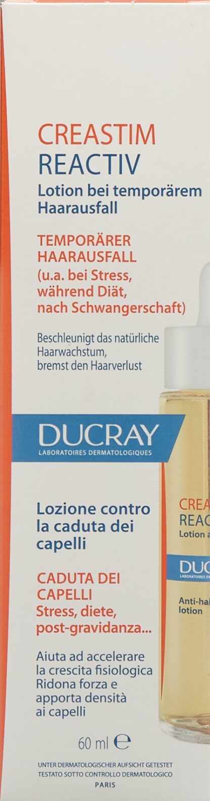 DUCRAY CREASTIM REACTIV Lot antichute fl 60 ml