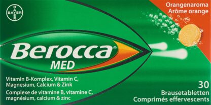 BEROCCA MED cpr eff arôme orange 30 pce