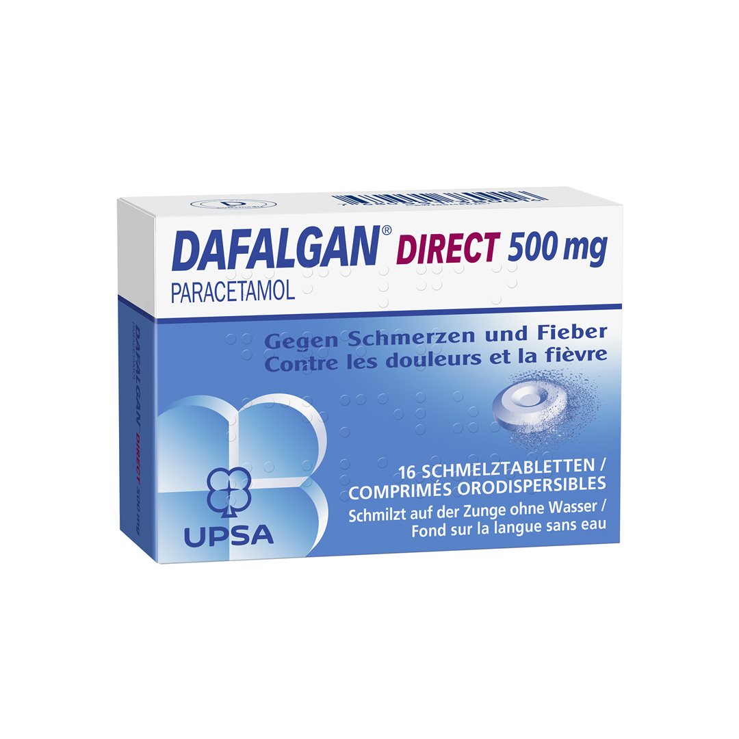 DAFALGAN Direct cpr orodisp 500 mg bte 16 pce - immagine 3