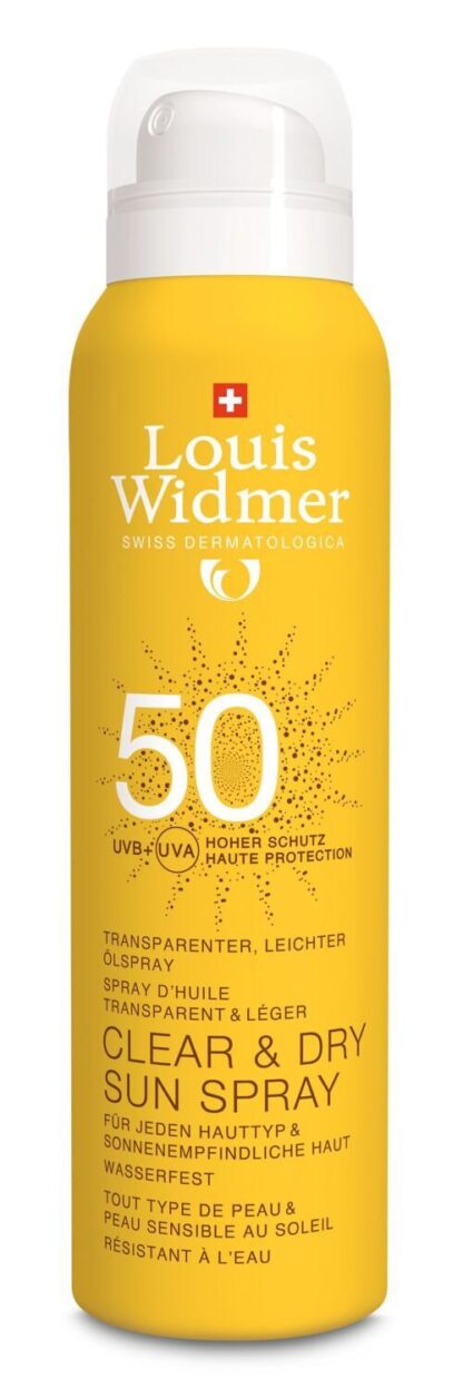 WIDMER Clear&Dry Sun SPF50 parf spr 200 ml