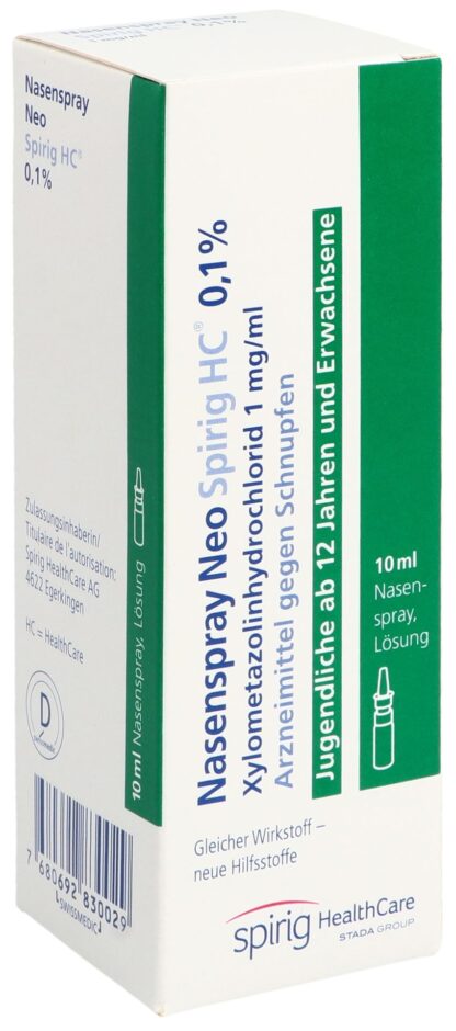 SPRAY NASAL NEO Spirig HC 0.1 % fl 10 ml - immagine 3