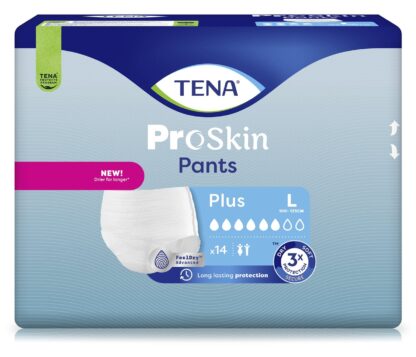 TENA Pants Plus L 100-135cm (nouv) 14 pce