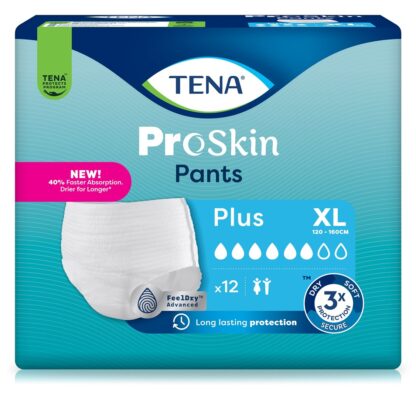 TENA Pants Plus XL 120-160cm (nouv) 12 pce