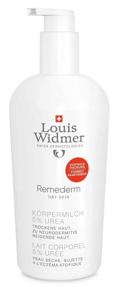 WIDMER Remederm lait cor 5% urée parf 400 ml