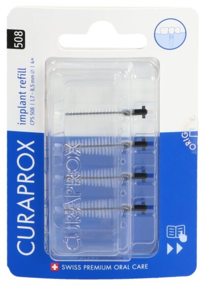 CURAPROX CPS 508 Implant refill 4x noir - immagine 2
