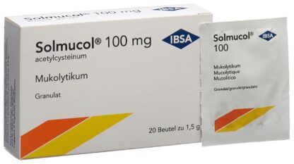 SOLMUCOL gran 100 mg s sucre 20 sach 1.5 g - immagine 5