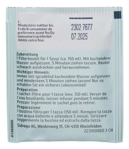 SIDROGA herbe d'alchémille commune 20 sach 1 g - immagine 8