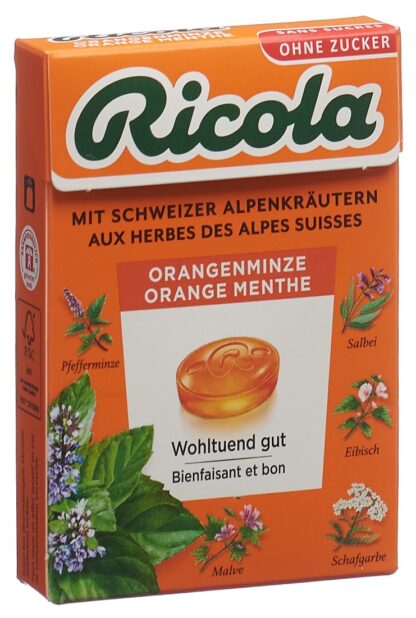 RICOLA orange-menthe bonb ss av stev box 50 g - immagine 2
