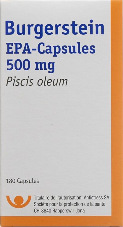 BURGERSTEIN EPA caps moll 500 mg bte 180 pce - immagine 2