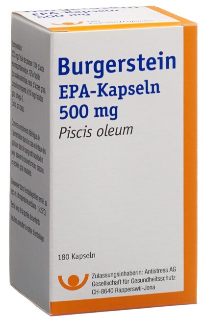 BURGERSTEIN EPA caps moll 500 mg bte 180 pce - immagine 3