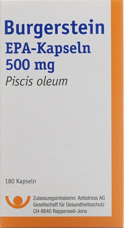 BURGERSTEIN EPA caps moll 500 mg bte 180 pce