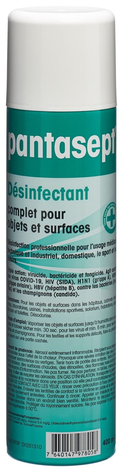 PANTASEPT désinfection spray spr 400 ml - immagine 4