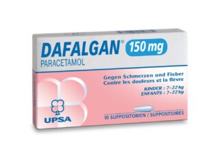 DAFALGAN supp 150 mg 10 pce