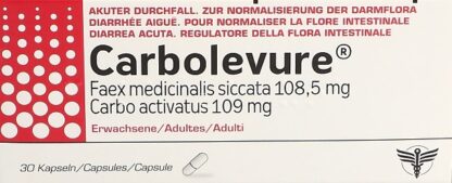 CARBOLEVURE caps adult 30 pce