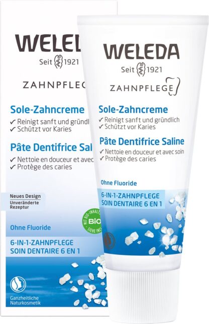 WELEDA pâte dentifrice saline tb 75 ml - immagine 3