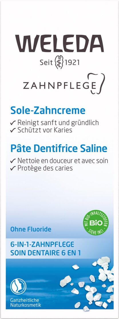 WELEDA pâte dentifrice saline tb 75 ml - immagine 2