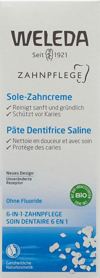 WELEDA pâte dentifrice saline tb 75 ml