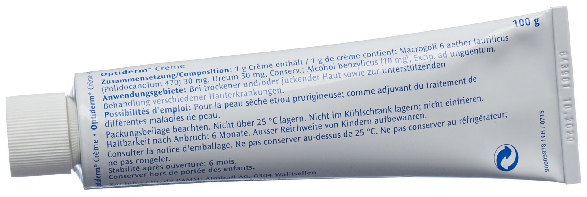 OPTIDERM crème tb 100 g - immagine 5