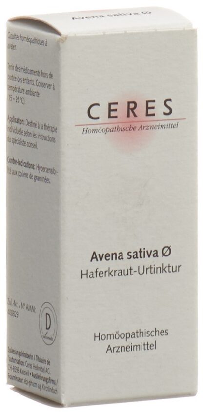 CERES avena sativa teint mère fl 20 ml - immagine 3