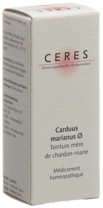 CERES carduus marianus teint mère fl 20 ml - immagine 4