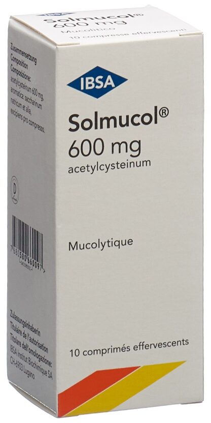 SOLMUCOL cpr eff 600 mg bte 10 pce - immagine 4