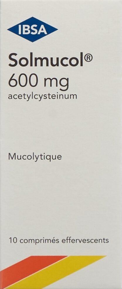 SOLMUCOL cpr eff 600 mg bte 10 pce - immagine 2