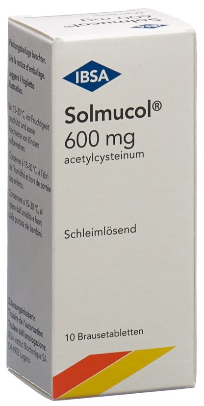 SOLMUCOL cpr eff 600 mg bte 10 pce - immagine 3