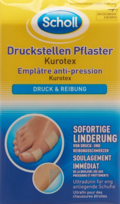 SCHOLL KUROTEX emplâtre protect 75x100mm 5 pce