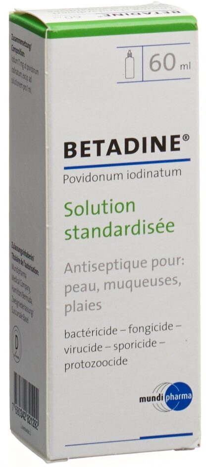 BETADINE solution désinfectante fl 60 ml - immagine 4