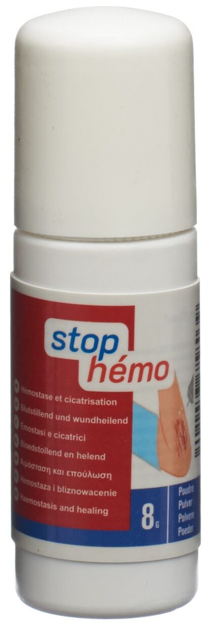 STOP HEMO poudre hémostat stérile 8 g - immagine 2