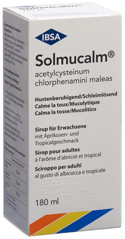 SOLMUCALM sirop adult fl 180 ml - immagine 2