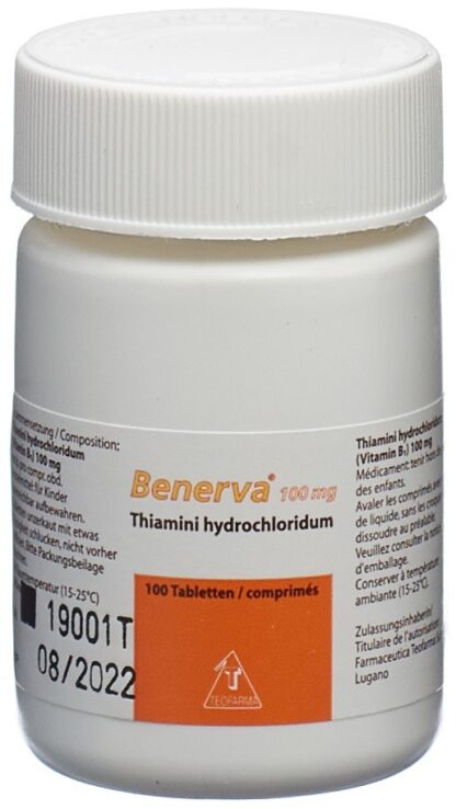 BENERVA cpr 100 mg bte 100 pce - immagine 7
