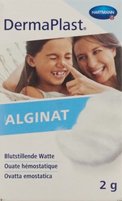 DERMAPLAST ALGINAT ouate hémostatique verre 2 g