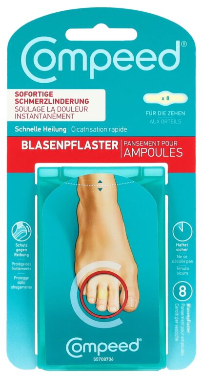COMPEED pansement ampoules aux orteils 8 pce - immagine 2