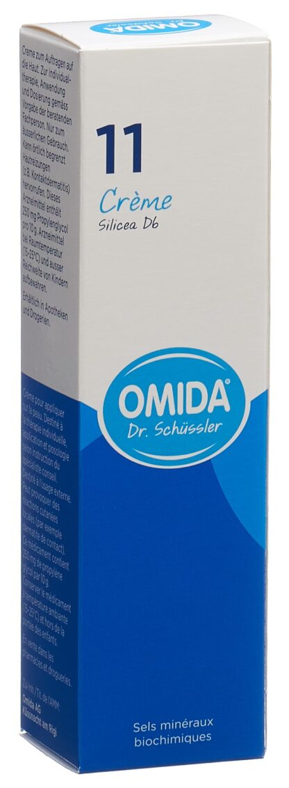OMIDA SCHÜSSLER no11 silicea crème 6 D tb 75 ml - immagine 4