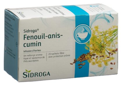 SIDROGA fenouil anis cumin 20 sach 2 g - immagine 4