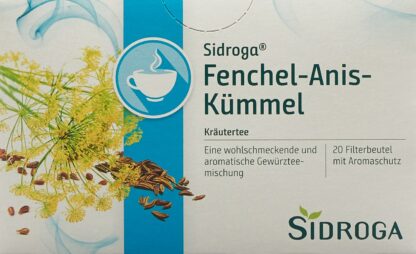 SIDROGA fenouil anis cumin 20 sach 2 g