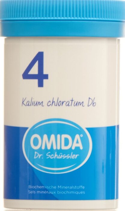 OMIDA SCHÜSSLER no4 kal chlor cpr 6 D bte 100 g
