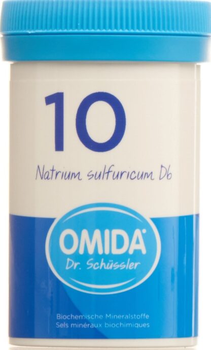 OMIDA SCHÜSSLER no10 natr sulf cpr 6 D bte 100 g