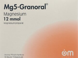 MG5-GRANORAL gran 12 mmol pêche-abric sach 30 pce