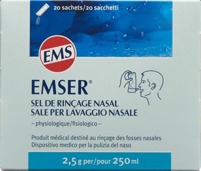 EMSER sel de rinçage nasal 20 sach 2.5 g - immagine 2