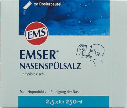 EMSER sel de rinçage nasal 20 sach 2.5 g