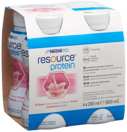 RESOURCE Protein fraise 4 x 200 ml - immagine 2