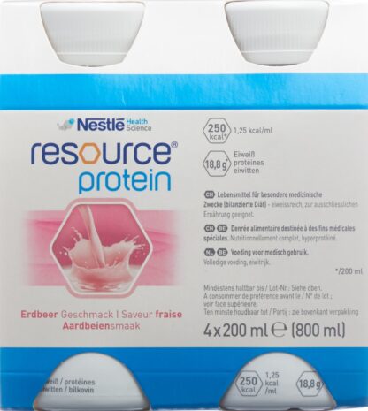 RESOURCE Protein fraise 4 x 200 ml