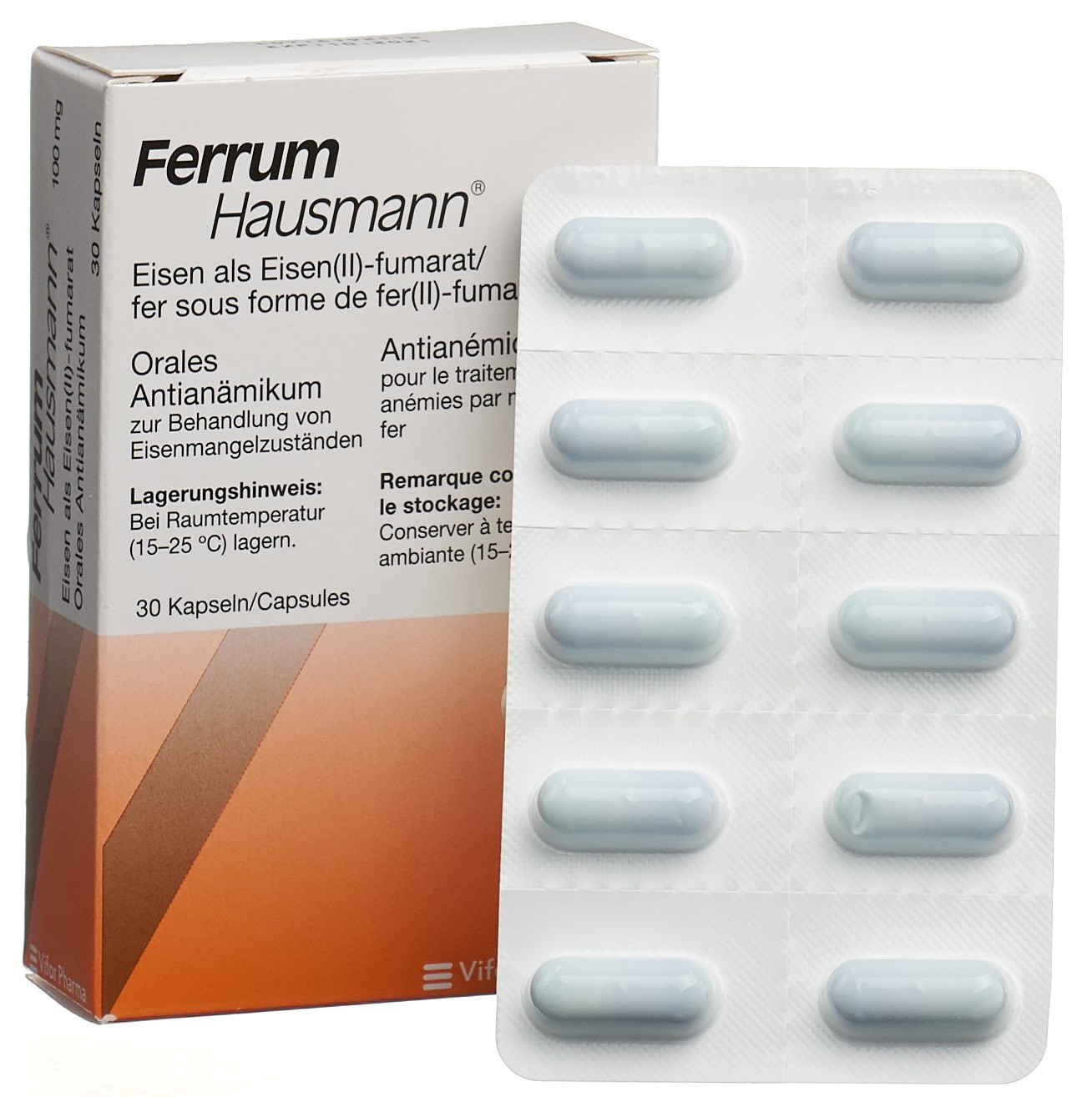 FERRUM Hausmann caps ret 100 mg 30 pce - immagine 3