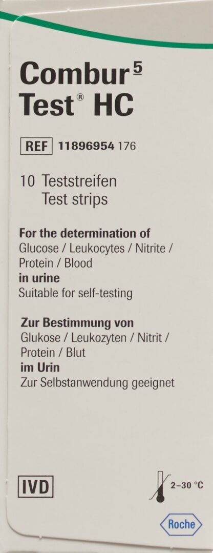 COMBUR 5 TEST HC bandelettes 10 pce