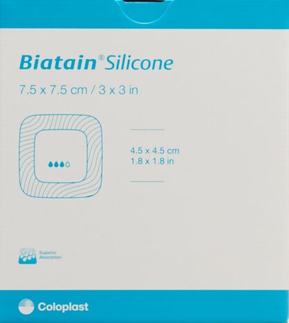 BIATAIN Silic pans mousse 7.5x7.5cm adhés 10 pce