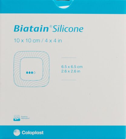 BIATAIN Silic pans mousse 10x10cm adhés 10 pce