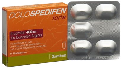 DOLO SPEDIFEN forte cpr pell 400 mg 10 pce - immagine 5